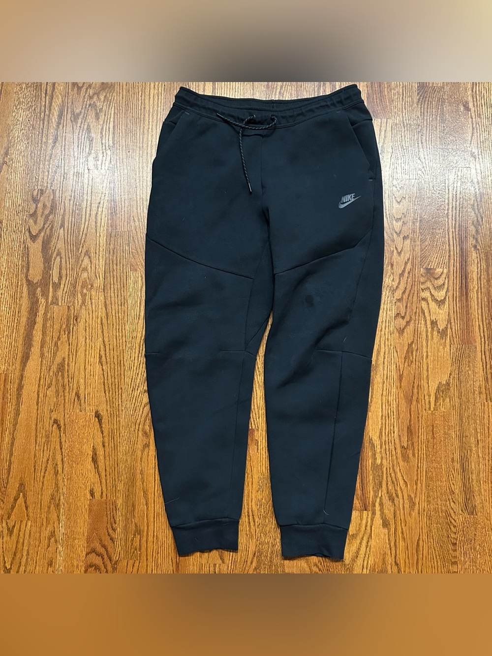 Nike Sportswear Men’s Large Tech Fleece Joggers Black Sweatpants CU4495-010